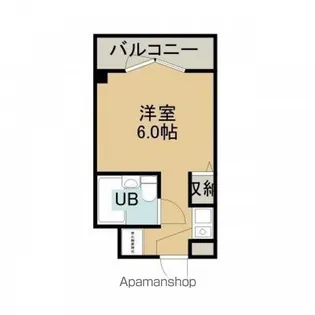 スカイコート函館【1階】の間取り